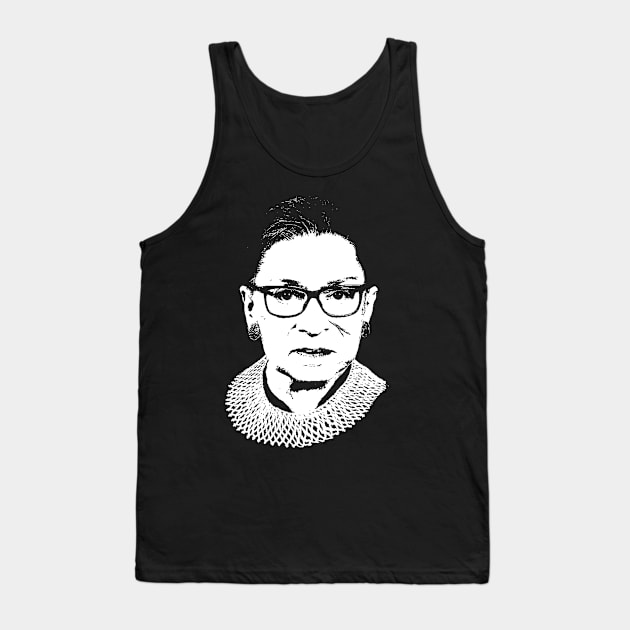 Notorious RBG Retro Tank Top by phatvo